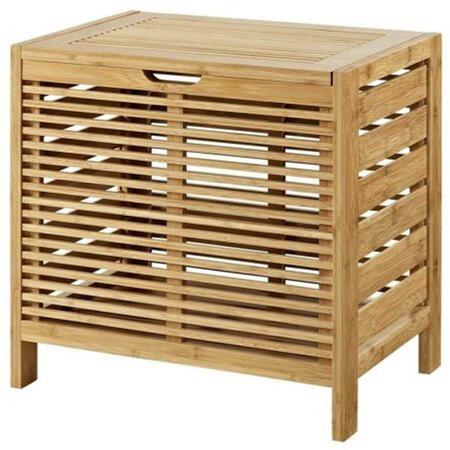 LINON Bracken Bamboo Hamper, Natural Bamboo 980214NAT01U